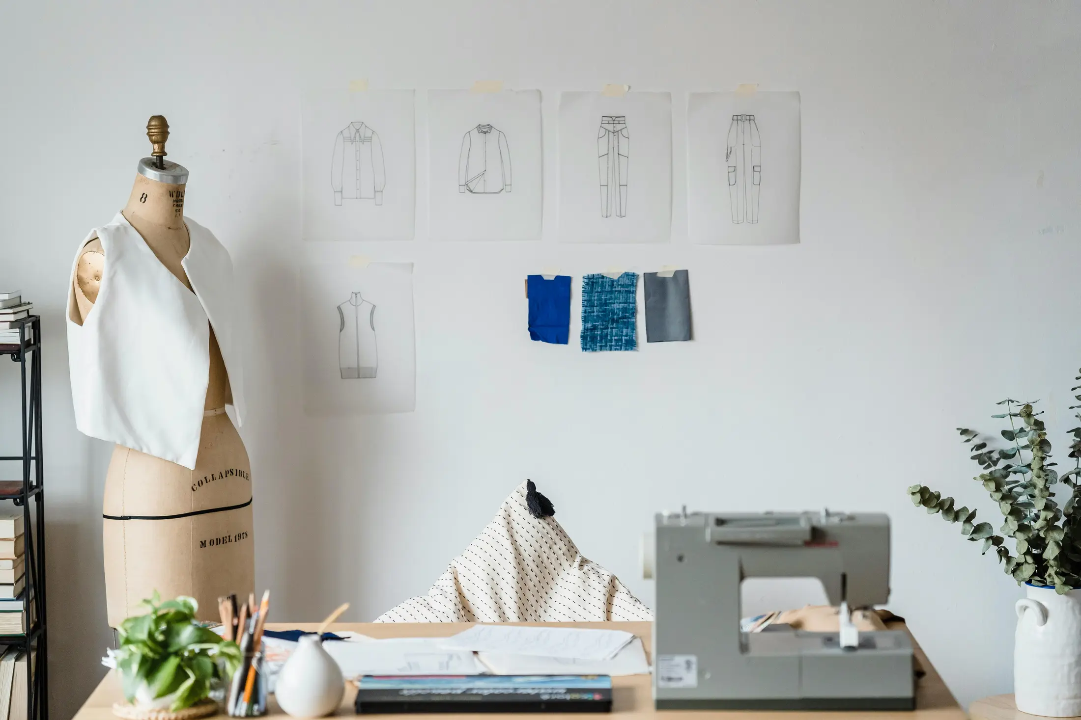 Professional dressmaking studio