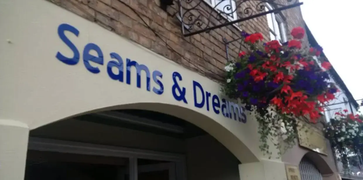 Seams and Dreams shop at 31 Lower Gungate, Tamworth